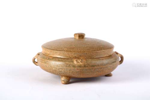 Eastern Jin Yue Kiln Celadon Lid Box