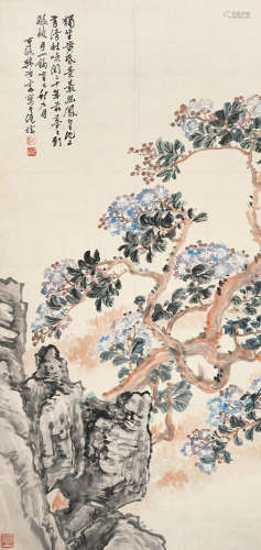 樊浩霖 1885～1962 景幽处 设色纸本 立轴