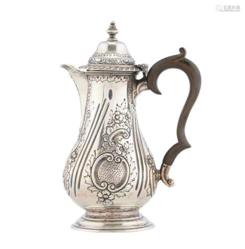 A SMALL LATE VICTORIAN COFFEE POT Haseler Brothers (mark of ...