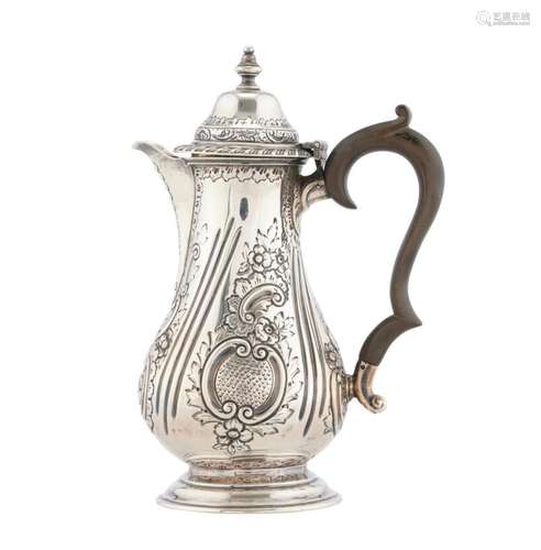 A SMALL LATE VICTORIAN COFFEE POT Haseler Brothers (mark of ...