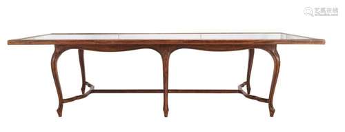 AN UNUSUAL AND LARGE FRENCH PROVINCIAL DINING TABLE 19th cen...