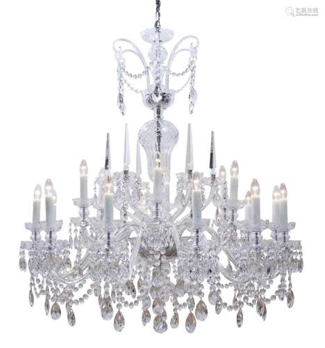 A CZECH CRYSTAL CHANDELIER By Preciosa