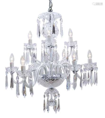 A CRANMORE CRYSTAL CHANDELIER by Waterford