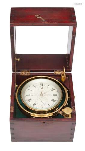 A VICTORIAN TWO-DAY MARINE CHRONOMETER William Webb, London,...