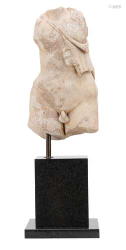 A ROMAN MARBLE TORSO OF A DIONYSIAC FIGURE 1st century BC-1s...