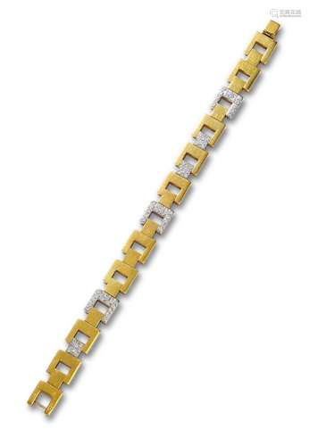 POMELLATO 18CT GOLD AND DIAMOND BRACELET