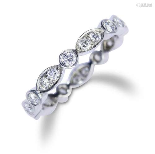 TIFFANY & CO. DIAMOND  JAZZ  RING