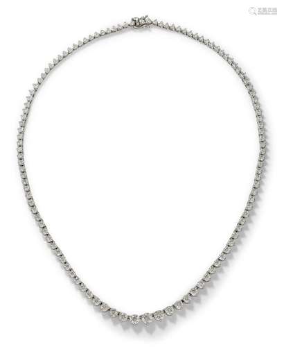 DIAMOND RIVIÈRE NECKLACE