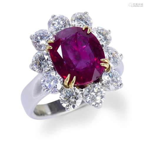 RUBY AND DIAMOND RING