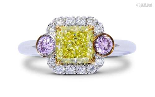 FANCY YELLOW DIAMOND, ARGYLE FANCY PINK DIAMOND AND DIAMOND ...