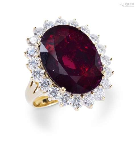 RUBY AND DIAMOND RING