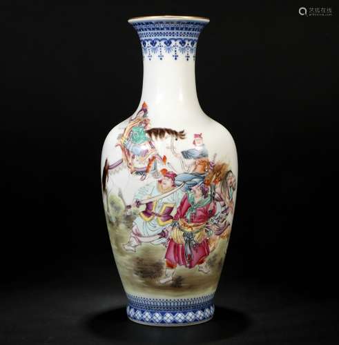 Pastel character Guanyin bottle