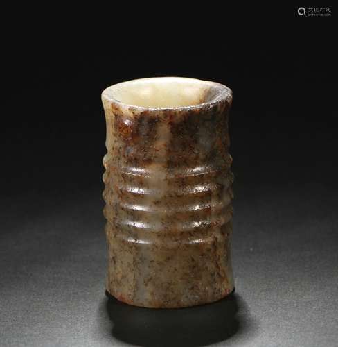 Gao ancient jade pipe