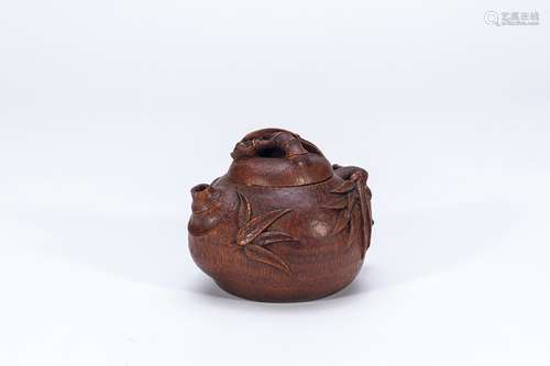 Bamboo Carved Pot