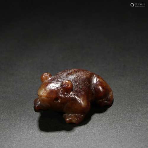Gaogu Jade Frog Ornament