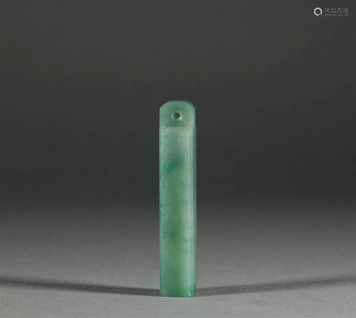 Jade feather tube of Qing Dynasty