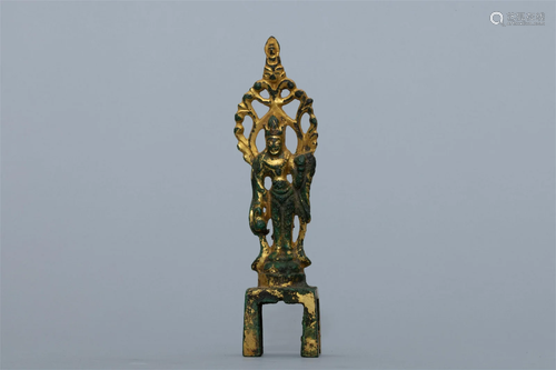 Gilded Buddha statue