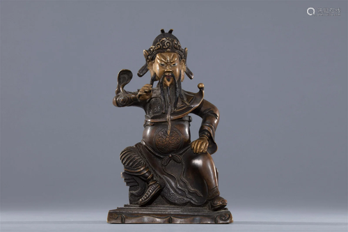 Guan Gong statue in Qing Dynasty