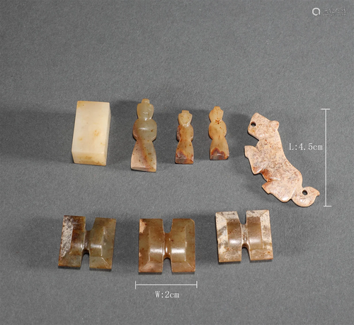 Han Dynasty - A Set of Jade Pendant