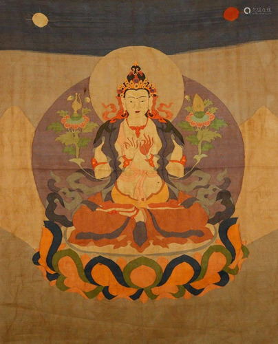 Qing Dynasty - Kesi Thangka