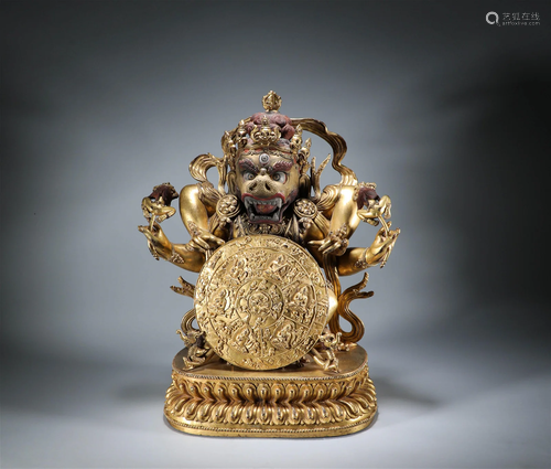 Ming Dynasty - Yongle Gilt Bronze Statue