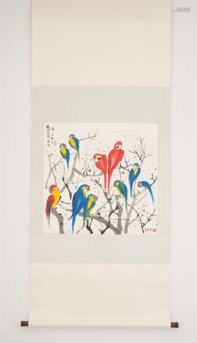 WU GUANZHONG, PARROTS