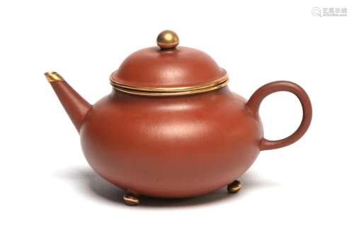 A Yixing teapot