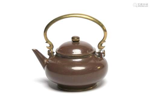 A Yixing teapot