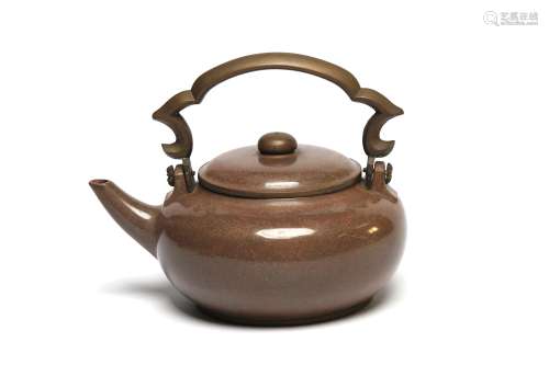 A Yixing teapot