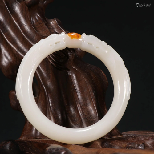 A Top Hetian Jade Bracelet