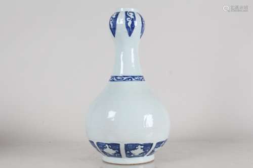 A Chinese Ancient-framing Porcelain Fortune Vase