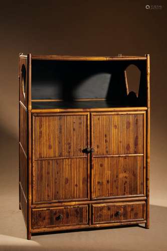 A BAMBOO CABINET,QING DYNASTY