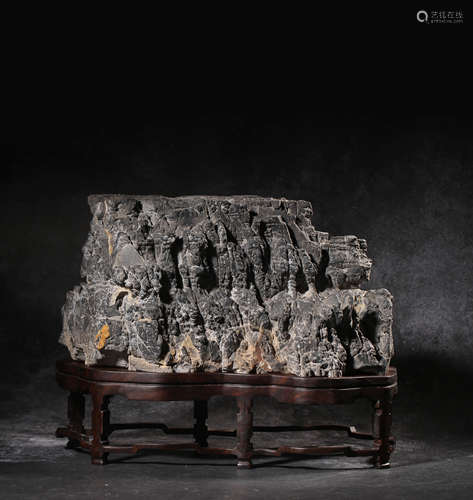 A LINGBI SCHOLAR'S ROCK ,QING DYNASTY