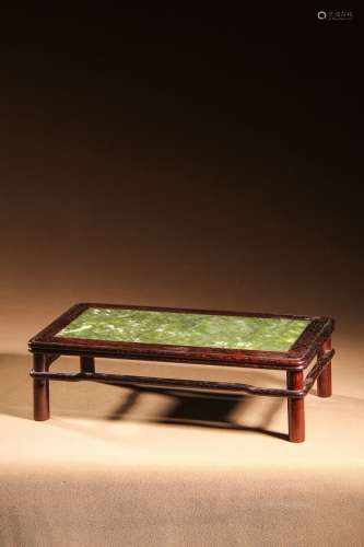 A CARVED ROSEWOOD TABLE,QING DYNASTY