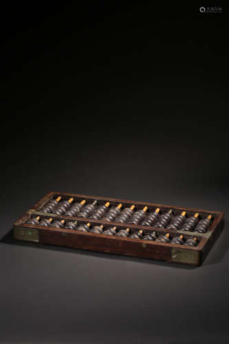 A HUANGHUALI ABACUS,QING DYNASTY