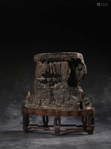 A LINGBI SCHOLAR'S ROCK ,QING DYNASTY