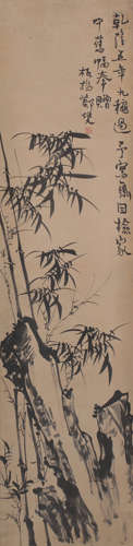 A BAMBOO PAINTING 
PAPER SCROLL
ZHENG BIAN MARK