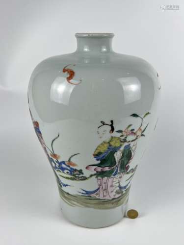 A large mei-ping shape vase, KangXi Pr.
