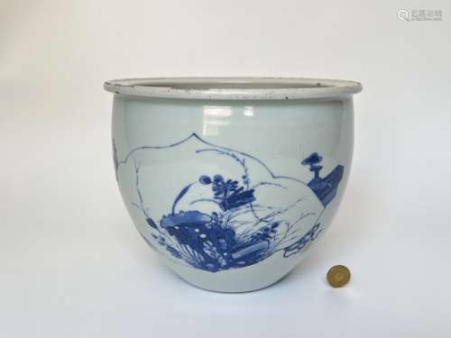 A blue&white jar, KangXi Pr.