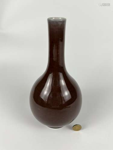 A monochrome vase, marked, KangXi Pr.