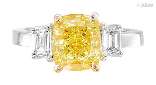 Diamant "Fancy Intense Yellow"