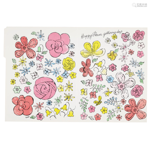 Andy Warhol (1928-1987); Happy Flower Gathering Days;