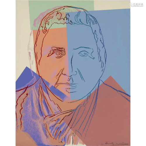 Andy Warhol (1928-1987); Gertrude Stein, from Ten Portraits ...