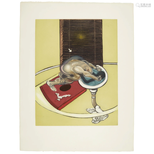Francis Bacon (1909-1992); Figure at a Washbasin (from Requi...