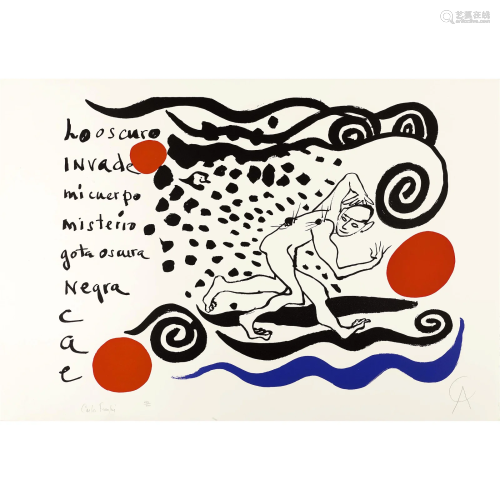 Alexander Calder (1898-1976); Lo Oscuro Invade;