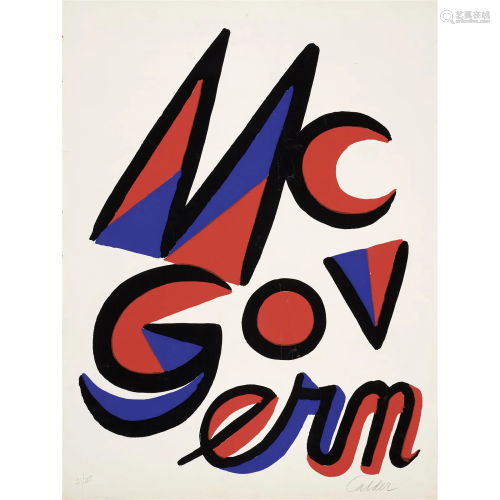Alexander Calder (1898-1976); McGovern;