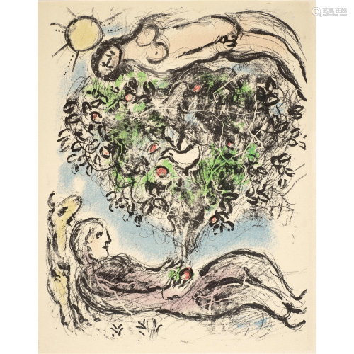 Marc Chagall (1887-1985); L'Arbre Fleuri I (Flowering T...