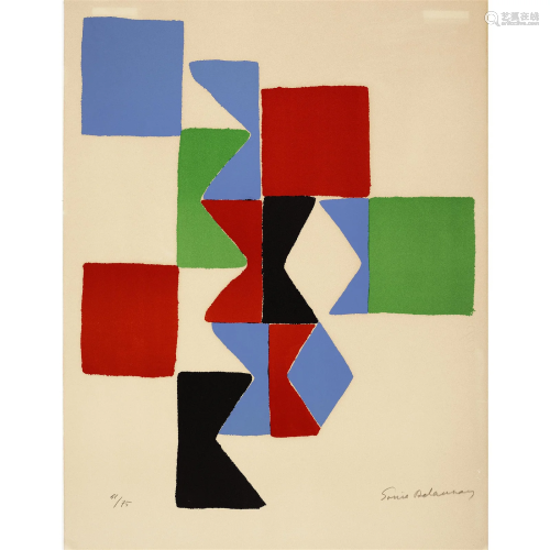 Sonia Delaunay (1885-1979); Hommage à Tzara;