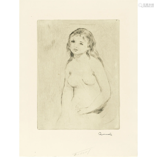 Pierre-Auguste Renoir (1841-1919); Étude pour une baigneuse ...