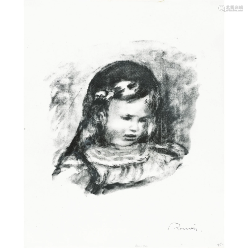 Pierre-Auguste Renoir (1841-1919); Claude Renoir, la Tête ba...
